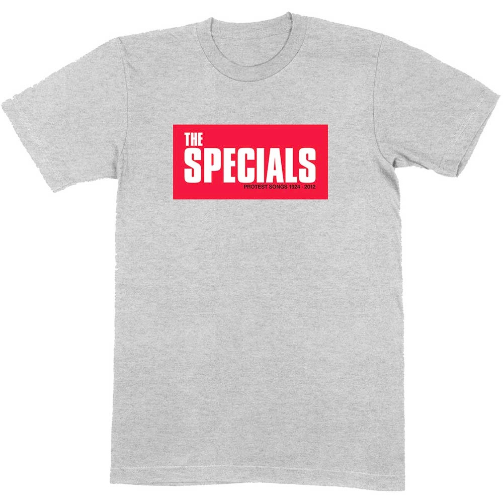 The Specials - Protest Songs Heren Tshirt - Grijs